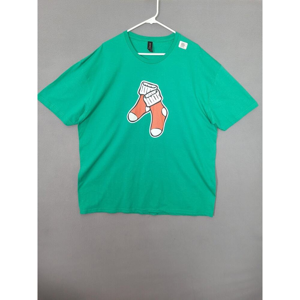 Christmas Socks Tshirt Short Sleeve Mens 2XL